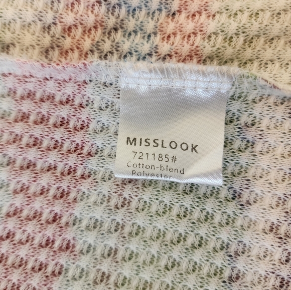 Miss look Multi Color Women's Cardigan Size S - Picture 4 of 6